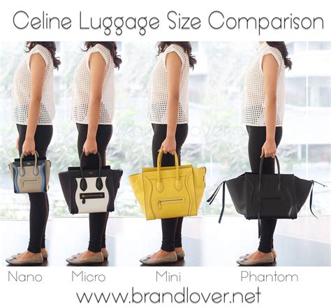 celine luggage sizes|Celine mini luggage.